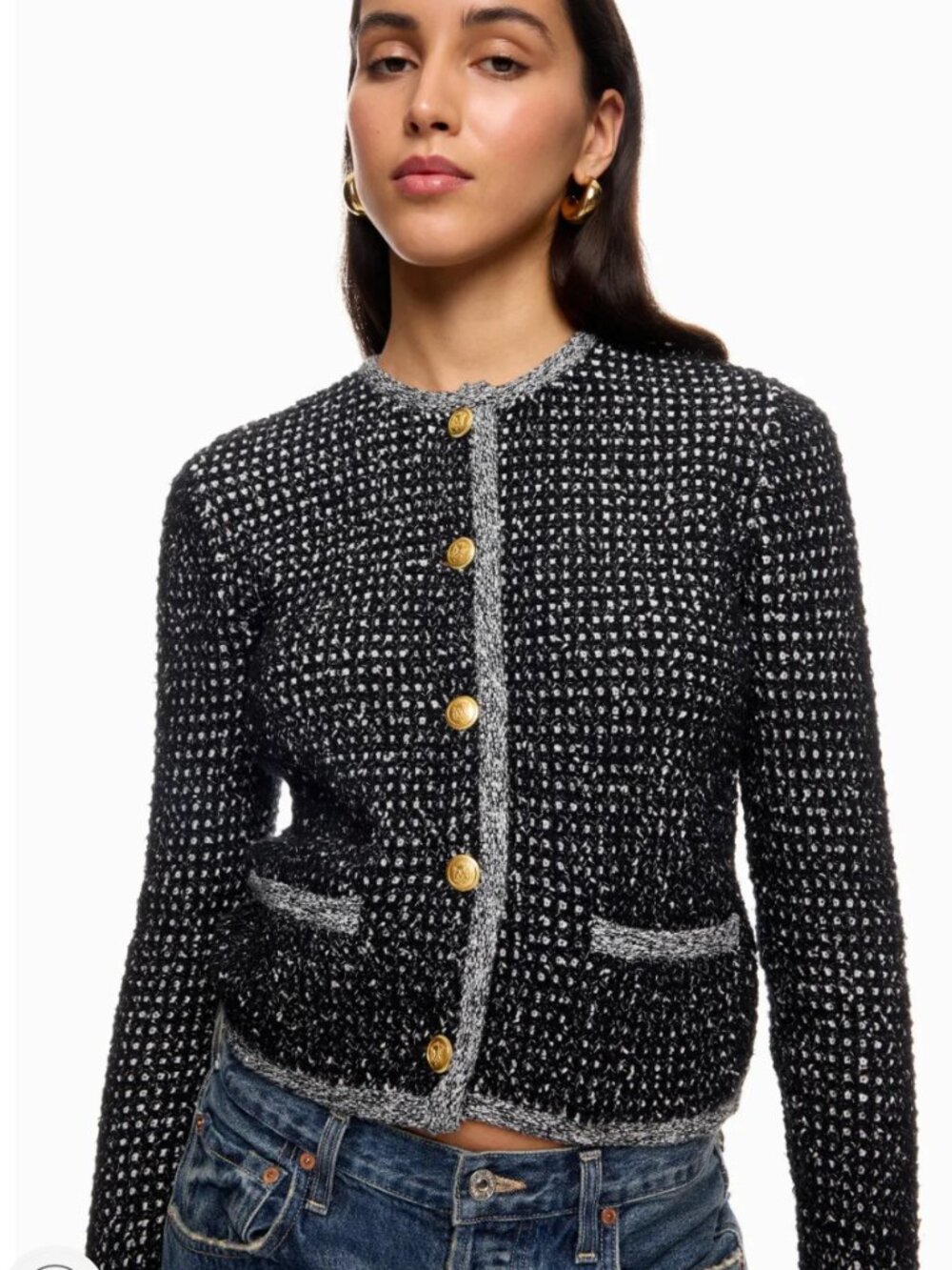 Club Monaco Tweed Cardigan